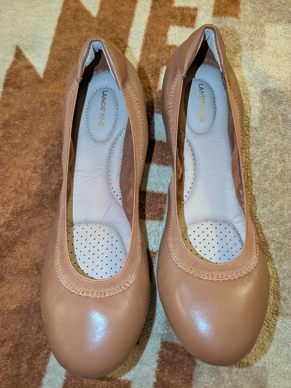 Lands End classic leather